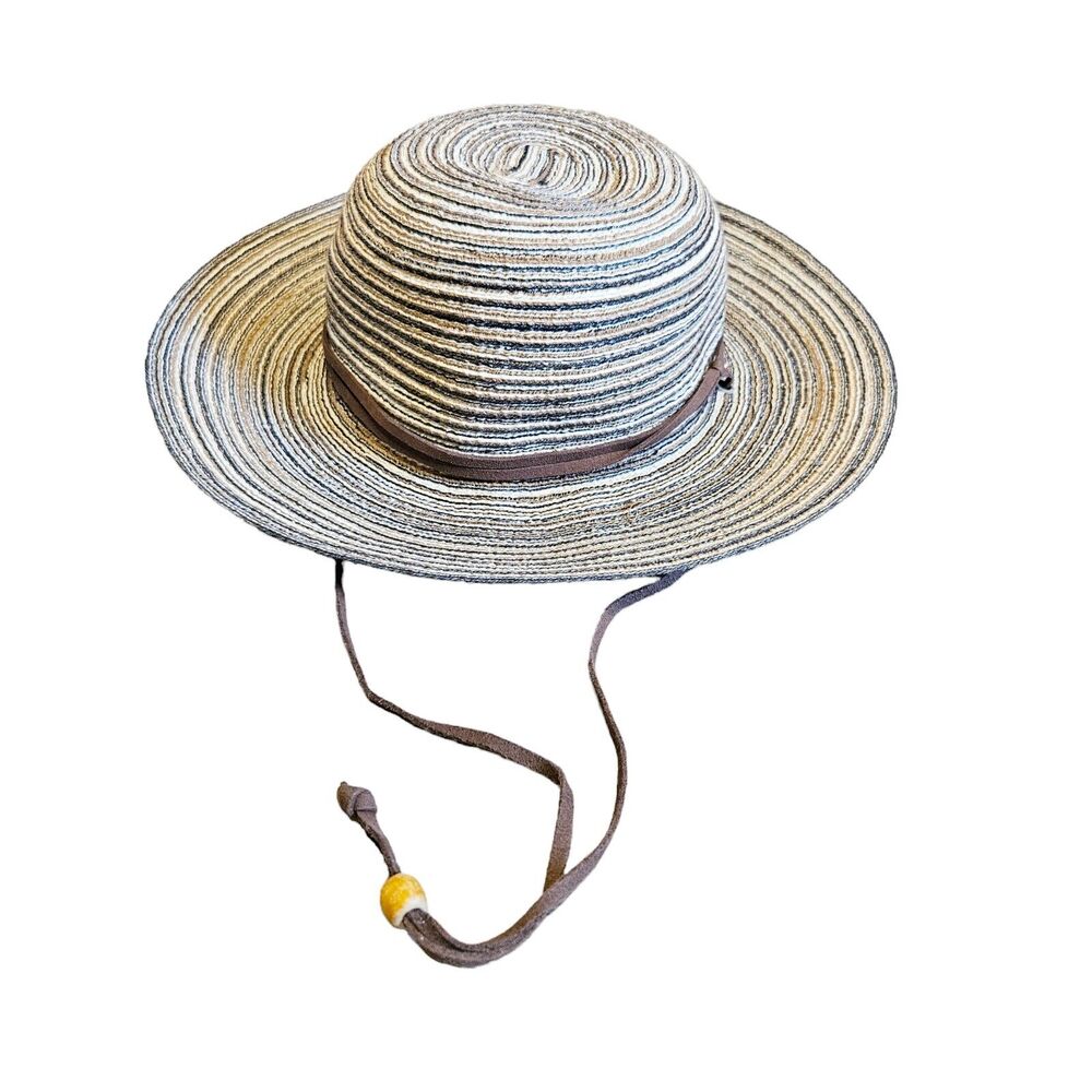 CTR Summit Breeze Sun Hat W/Chin Strap Womens Size S/M Western Boho Safari Woven